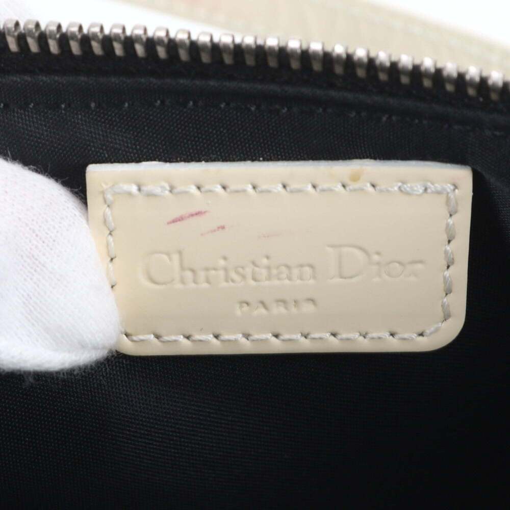 CHRISTIAN DIOR Black Leather Trotter Shoulder Bag - Picture 8 of 8